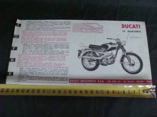 Volantino ducati 100 - ducati,