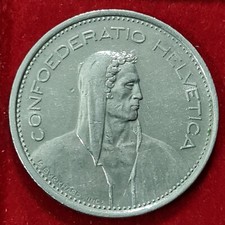 Svizzera 5 Franchi 1968