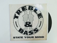 Treble & Bass - State Your Mind Vinyl 12" EP VINILE WORLD STUDIOS MUSIC MAN 1991