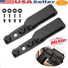 2 Sets 3-Hole Holster Clip