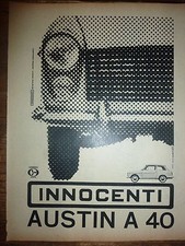 # ADVERTISING PUBBLICITA' INNOCENTI  AUSTIN A40 - 1961 VEDI TUTTE LE DISPONIBILI