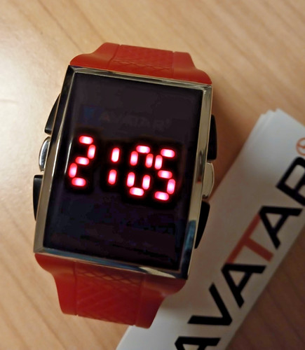 Avatar orologio digitale led - avatar,