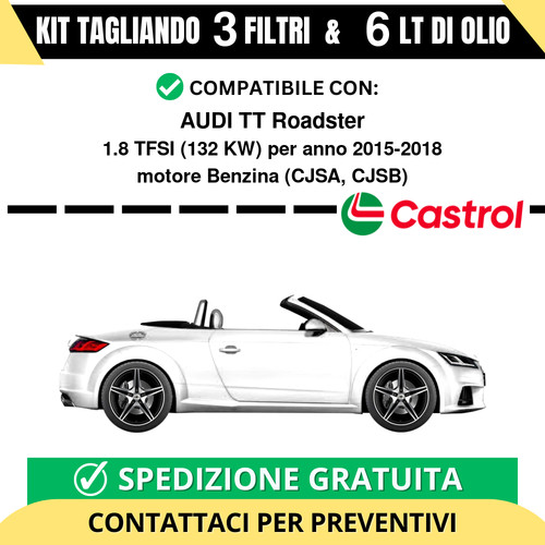 Tagliando per audi roadster - tagliando,
