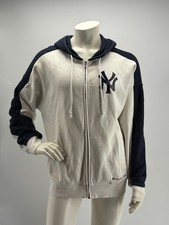 Champion x MLB Felpa con Cappuccio Zip New York Yankees L