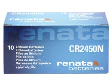 10 x Renata CR2450N 3V Pila Batteria Cell Coin replace CR BR DL ECR KCR ML 2450N