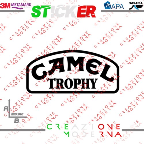 Adesivo sticker logo camel - adesivo,