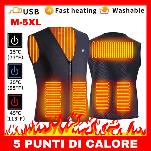 Gilet riscaldato riscaldante - gilet,