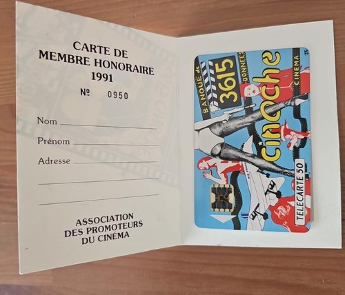 Rare télécarte 3615 - , cinoche