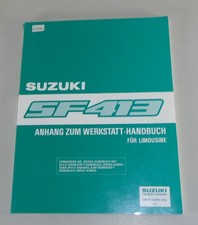 Manuale Officina Suzuki Swift EA Sf 413 Particolarità Berlina Stand 7/1989