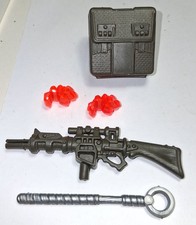 Vintage 1986 Bravestarr * LOTTO RICAMBI ACCESSORI 30/30 * Borsa sella fucile Mattel +