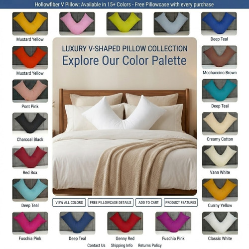 Copricuscino forma v - di,
