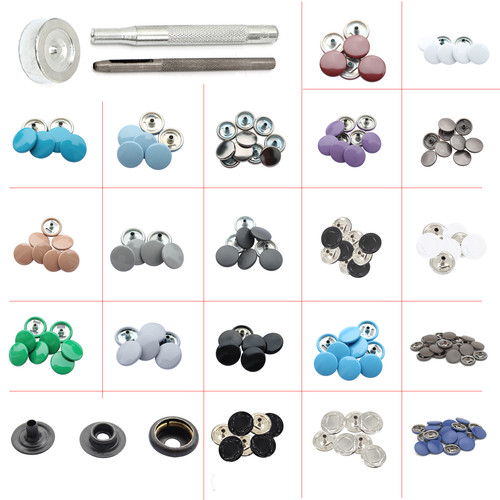 Borchie pressione chiusure - a,