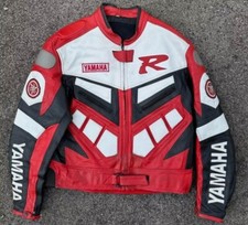 YAMAHA R RED NEW LEATHER
