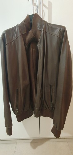 Giacca pelle vitello uomo