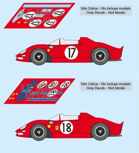 Decals ferrari 365 - ferrari, p2