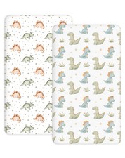 Confezione 2 Lenzuola Culla