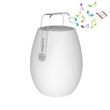 Lampada ovetto con maniglia portatile da esterno ed interno con cassa musicale b