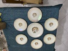 SUBLIME SERVIZIO PIATTI DA FRUTTA/DOLCE VINTAGE MADREPERLATO BAVARIA