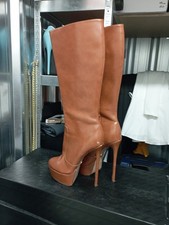 Stivali Giaro molto sexy stiletto tacco alto plateau ginocchio stivali 45 UK9
