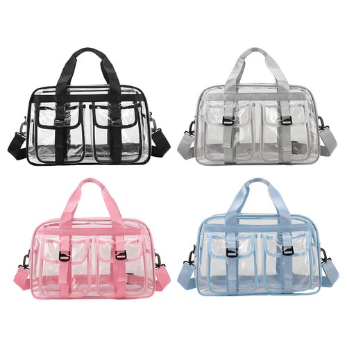 Borsa tote trasparente pvc - trasparente,
