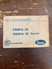 Vespa 50-Vespa 50 Special-Libretto uso e manutenzione anni’60-70