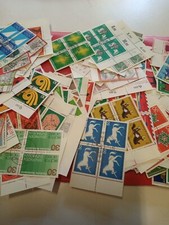 Germania Lotto francobolli 296 quartine usate e nuove