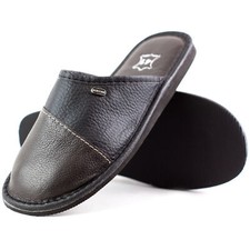 Ciabatte da uomo in pelle