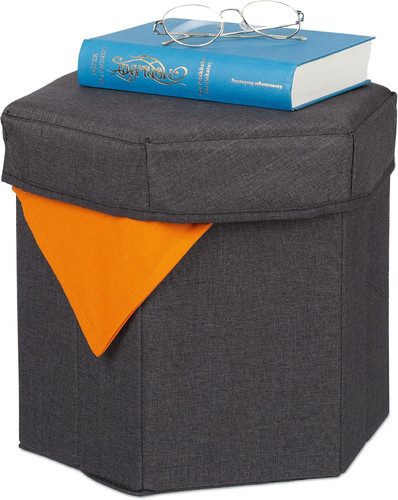 Sgabello con contenitore - sgabello,