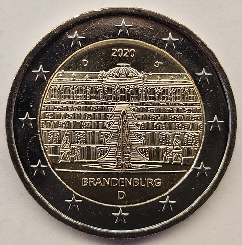Moneta euro germania 2020 - moneta,
