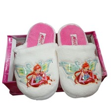 Pantofole Bambina Winx Club Rosa  Tg 31 con Suola Antiscivolo – Calde Morbide