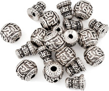 10 set perline guru argento