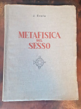 1958 Julius Evola METAFISICA DEL SESSO Atanor Studi iniziatici Prima edizione