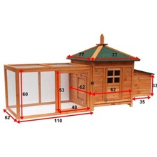 Pollaio legno per - legno, galline