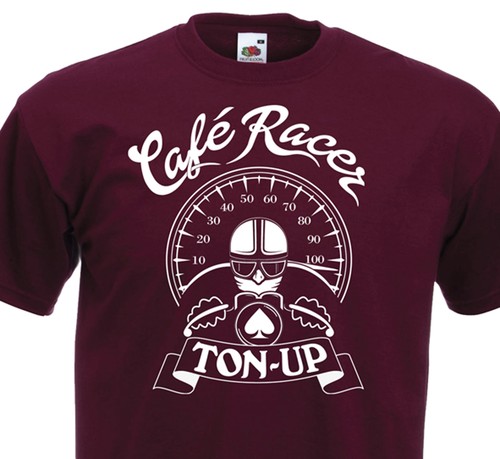 Tee shirt cafe racer - shirt, up