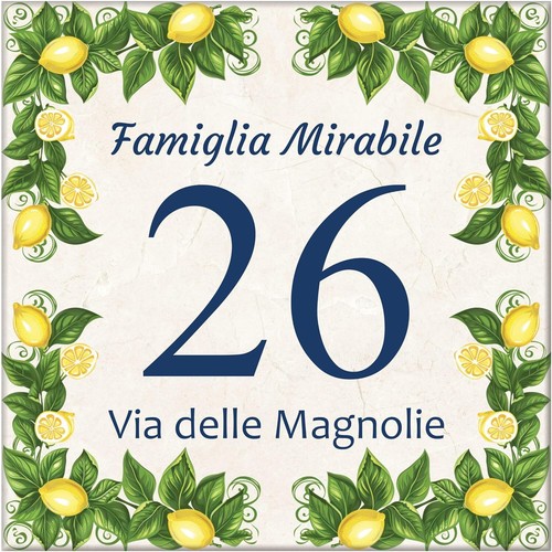 Numero civico personalizzato - civico,