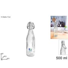 BOTTIGLIA COSTOLATA IN VETRO