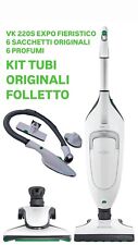 VORWERK FOLLETTO VK220S EXPO COMPLETO PICCHIO PB440S BATTITAPPETO EB420S EXPO