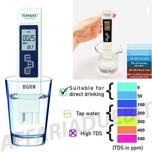 Tester qualità acqua tds - tester, ppm