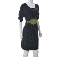 Abito nero Desigual Midi