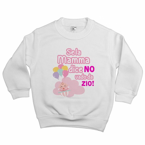 Felpa bambina personalizzabile