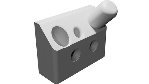 Supporto muro per mandrino - supporto, a