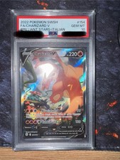 Carta Pokemon CHARIZARD V Alternative Art ASTRI LUCENTI ita 154/172 PSA 10