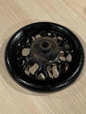 Volantino nero per macchina da