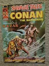 Savage Tales featuring Conan the Barbarian / Ka-Zar Marvel magazines 1974 / 75