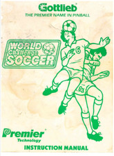 WORLD CHALLENGE SOCCER - Manuale per flipper pinball Gottlieb/Premier - COPIA!
