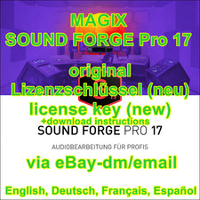MAGIX SOUND FORGE Pro 17