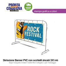 BANNER 3x1 mt STRISCIONE