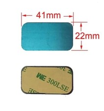 2 Plaque Métal Pour Aimant