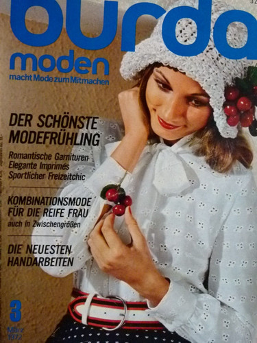 Vecchio quaderno moda burda - vecchio,
