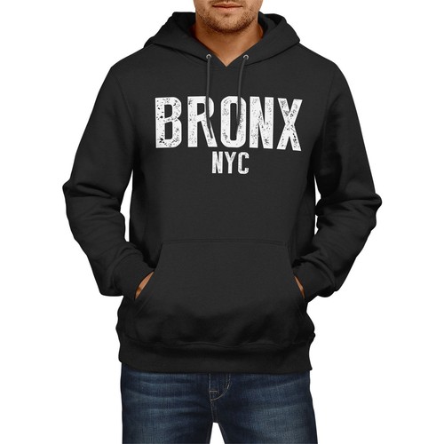 Felpa con cappuccio bronx - con,